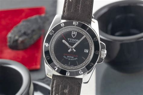 Tudor Grantour Edelstahl Black Dial Automatik Herrenuhr Ref.